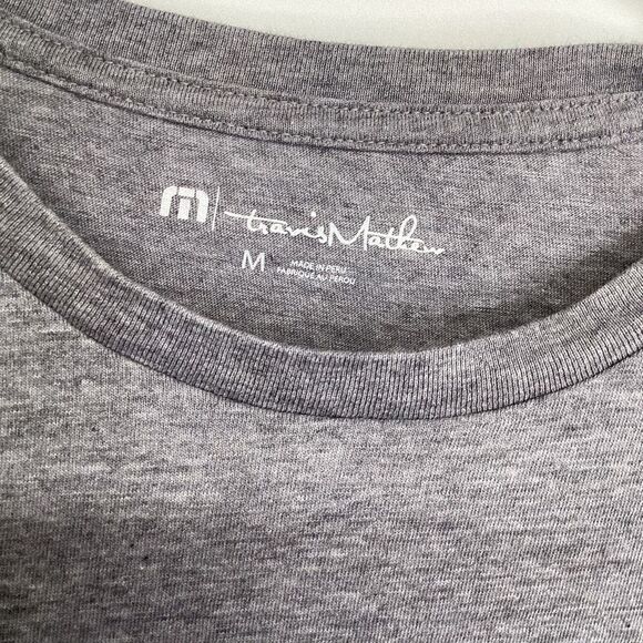 Men's Travis Mathew Short Sleeved Tee Shirt Gray‎ Medium - Picture 3 of 6